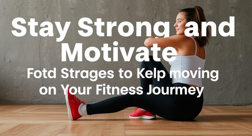 Stay Strong and Motivated: Simple Strategies to Keep Moving on Your Fitness Journey